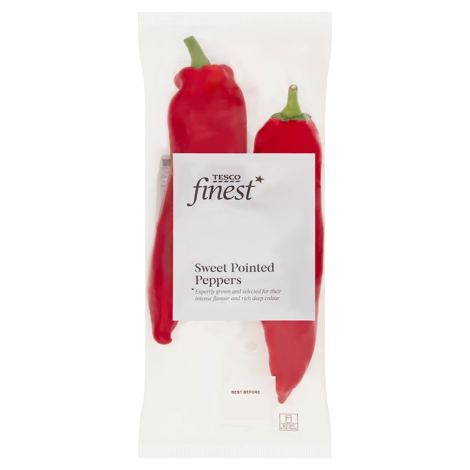 Tesco Finest Sweet Pointed Peppers 180g