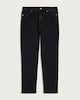 image 3 of F&F High Rise Slim Ankle Grazer Jeans in Black