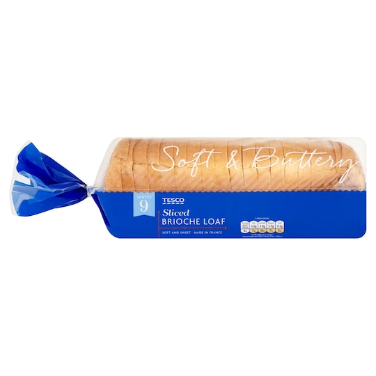 Tesco Sliced Brioche Loaf 400G