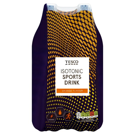 Tesco Isotonic Sports Drink Orange 4X500ml Tesco Groceries