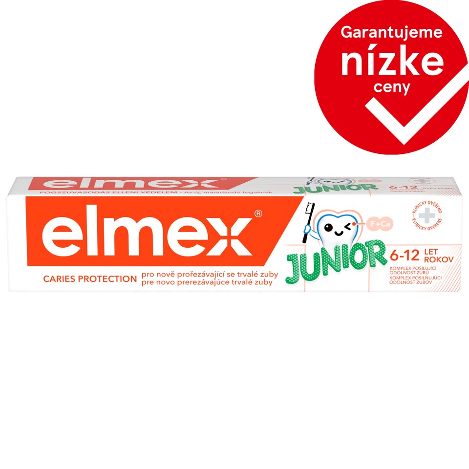 obrázok 1 z elmex® Junior detská zubná pasta pre deti od 6 do 12 rokov 75 ml