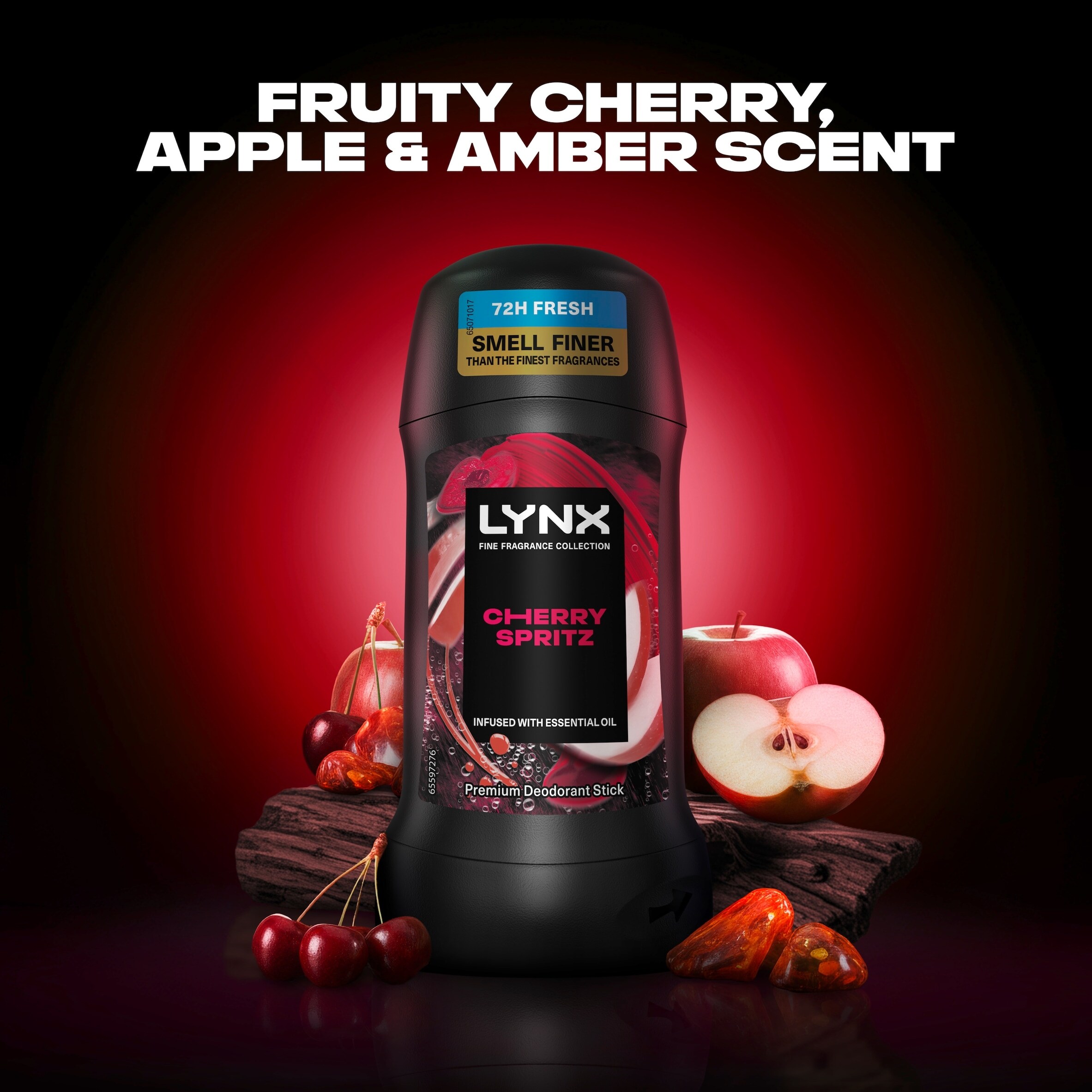 Lynx Fine Fragrance Cherry Spritz Deodorant Stick 50ml - Tesco