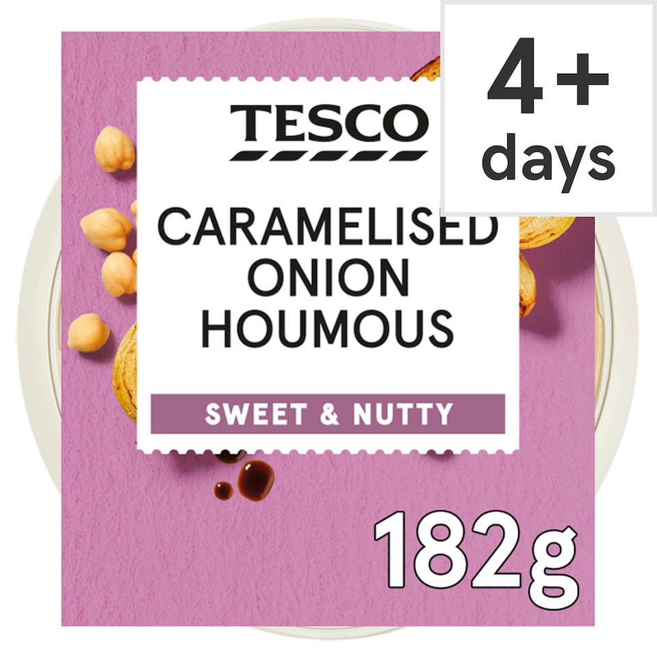 TESCO Caramelised Onion Houmous 182g
