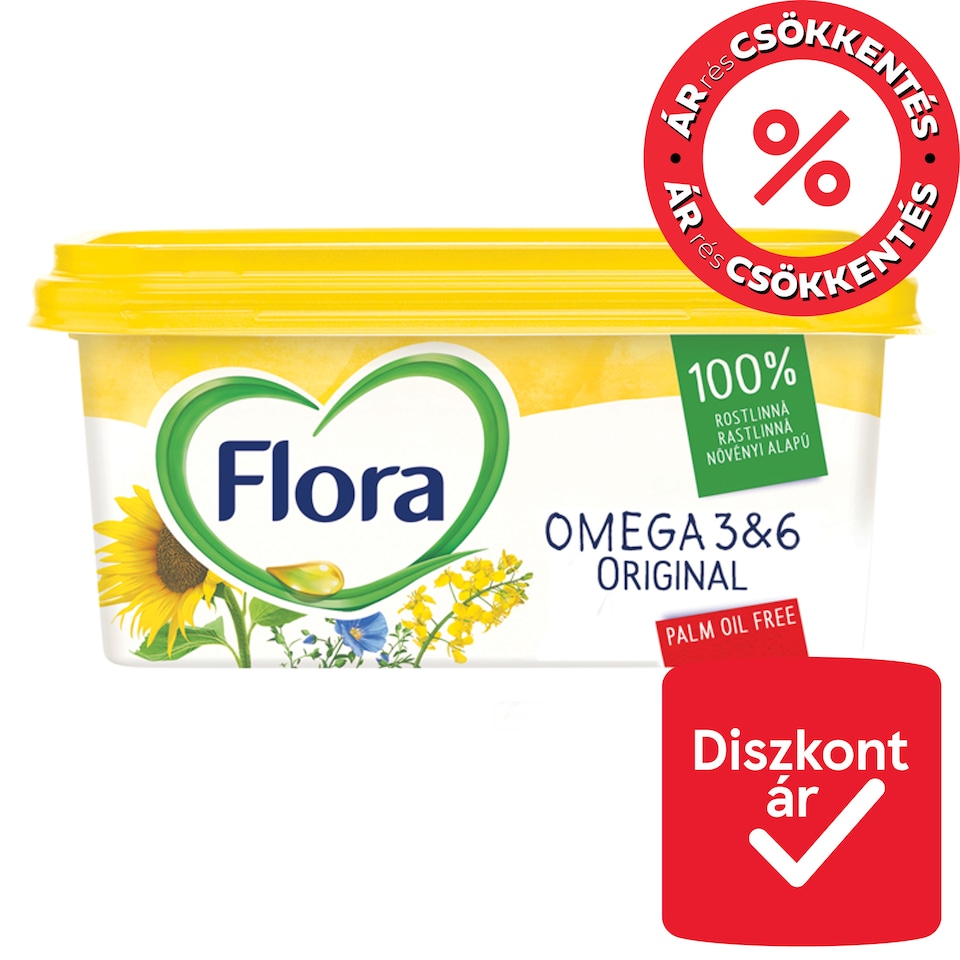 Flora Original margarin 400 g  1. kép