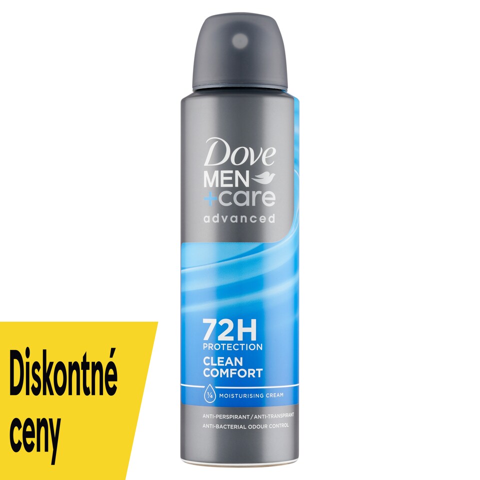 obrázok 1 z Dove Men Advanced Clean Comfort Antiperspirant sprej 150 ml