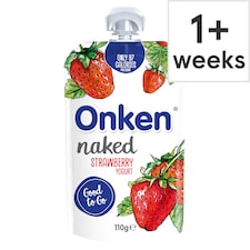 Onken Naked Strawberry Yogurt Pouch 110G