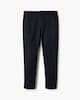 image 4 of F&F Cotton Rich Slim Leg FREEFIT® Chino Trousers in Navy