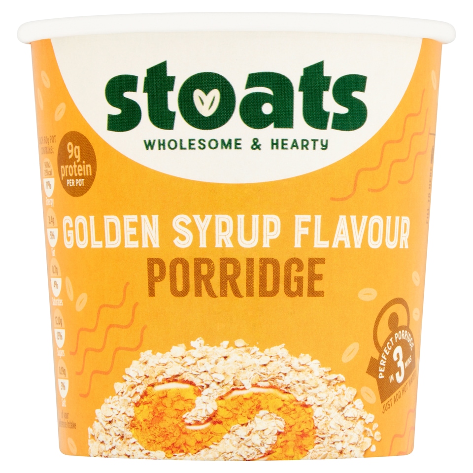 Stoats Golden Syrup Porridge Pot 60G