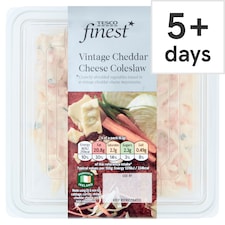 Tesco Finest Vintage Cheddar Cheese Coleslaw 250G