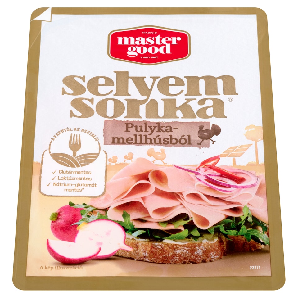 image 1 of Master Good Sliced Ham with Turkey Breast 80 g