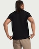 image 3 of F&F Cotton Rich Textured Polo Shirt in Black