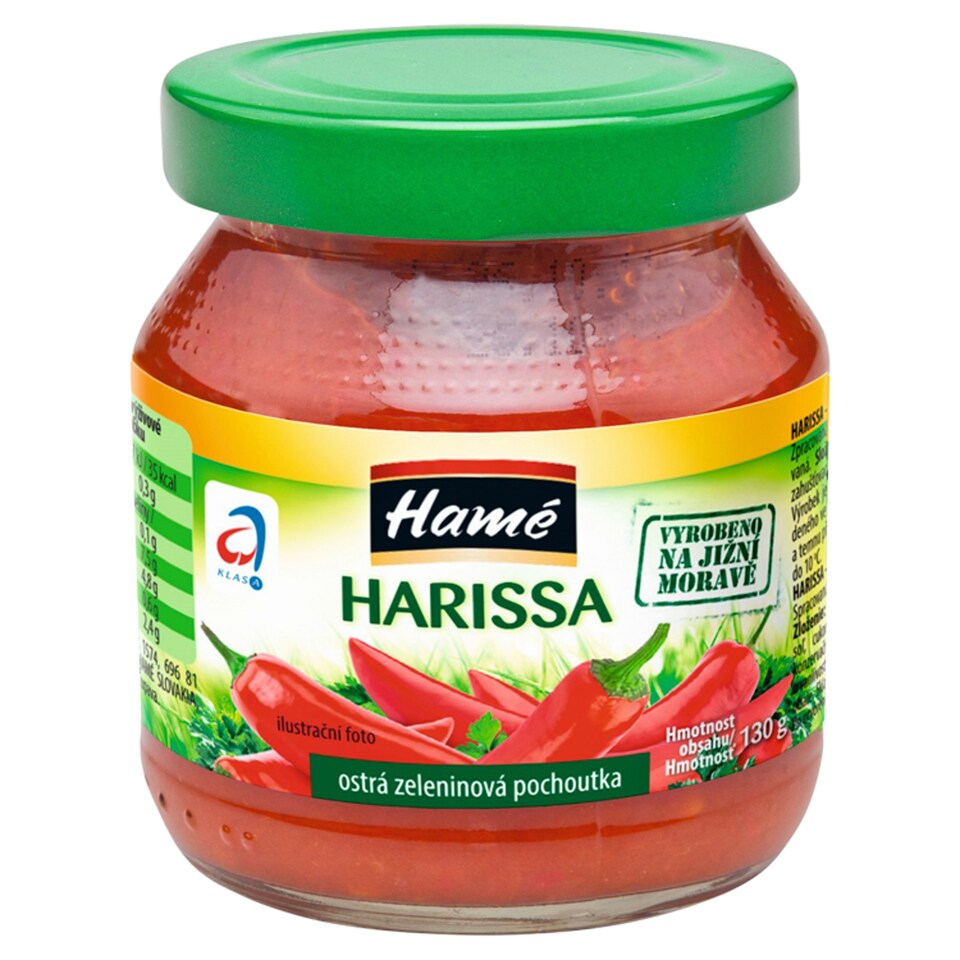 Hamé Harissa ostrá zeleninová pochoutka 130g