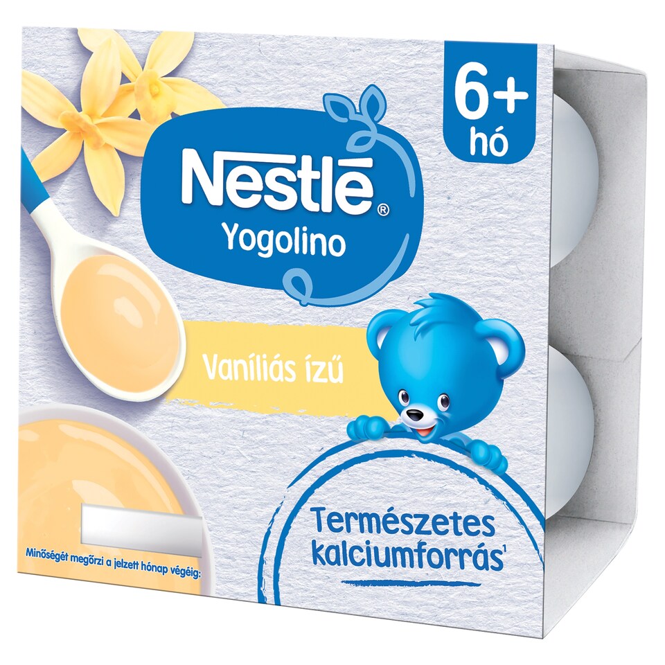 image 1 of Nestlé Yogolino Vanilla Flavored Baby Pudding 6+ Months 4 x 100 g (400 g)
