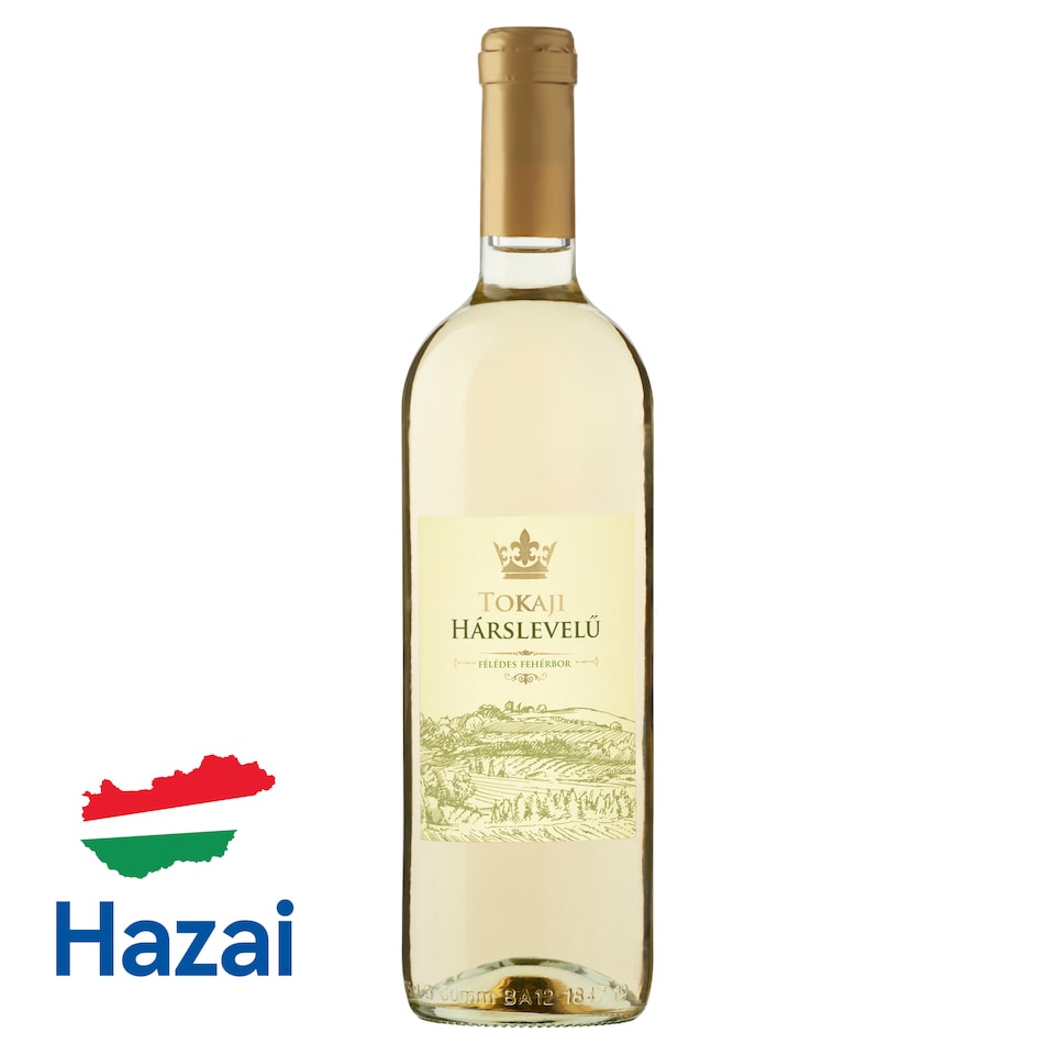 Tokaji Hárslevelű félédes fehérbor 11% 750 ml