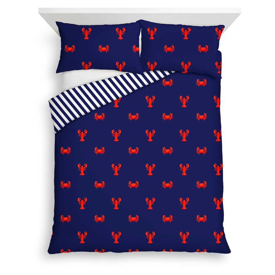 F&F Home Lobster Duvet Set Double    