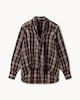 image 5 of F&F Checked Tie Neck Blouse in Multi Red