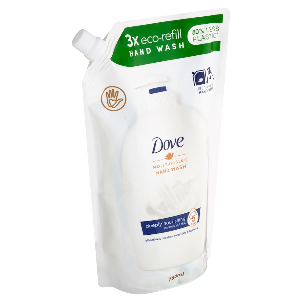 obrázok 1 z Dove Deeply Nourishing Tekuté mydlo náhradná náplň 750 ml