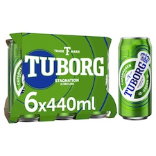 Tuborg Premium Danish Pilsner 6 X 440Ml