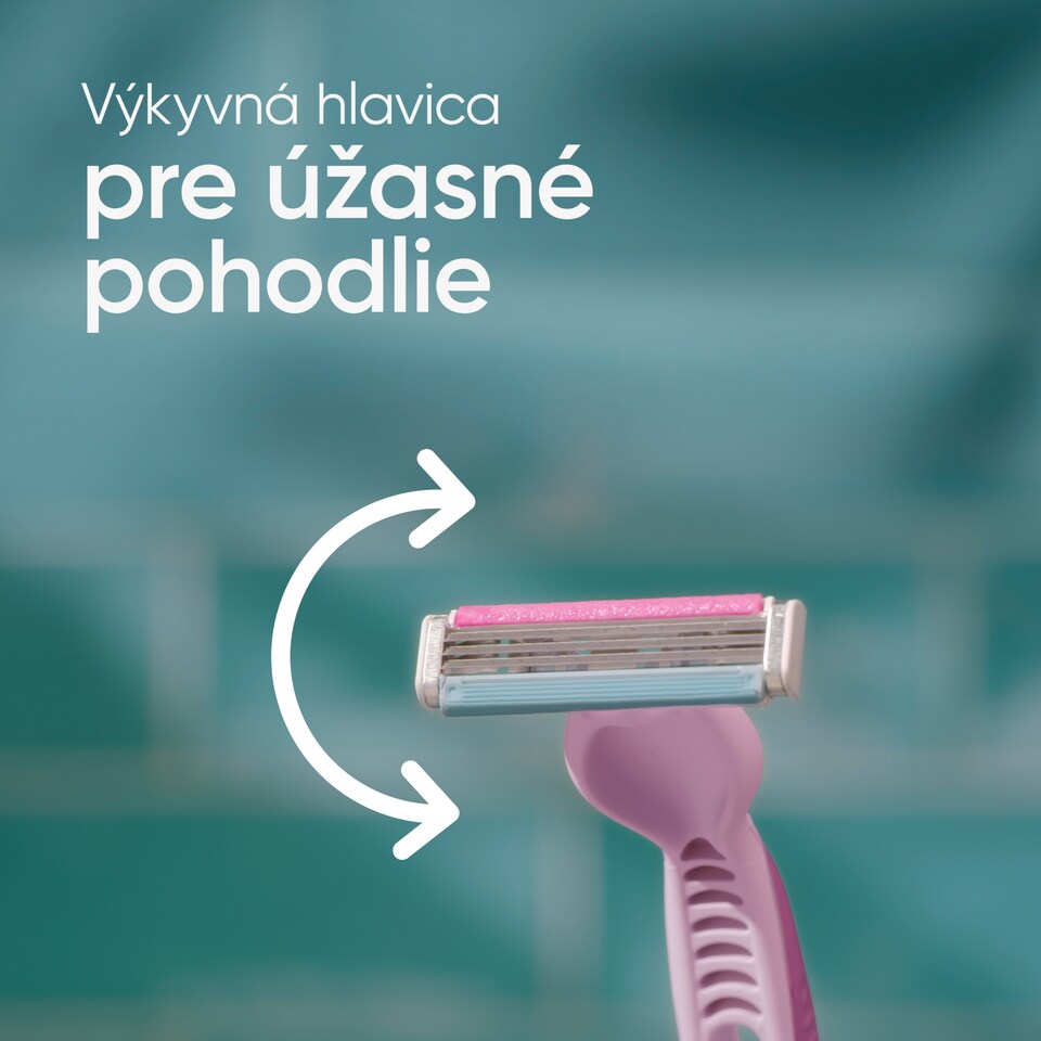 image 1 of Gillette Venus Comfort Colours Disposable Razors, Pack Of 3