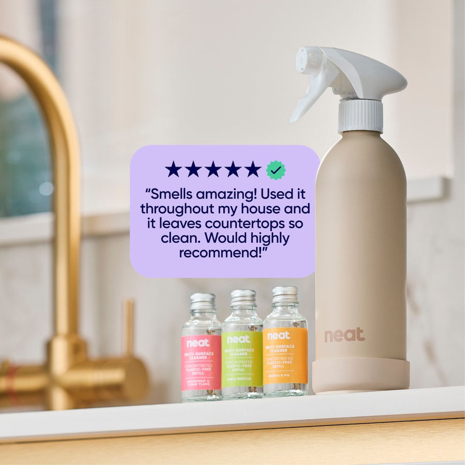 image 1 of NEAT Refillable Aluminium Stone Bottle for Cleaning Sprays 500ml