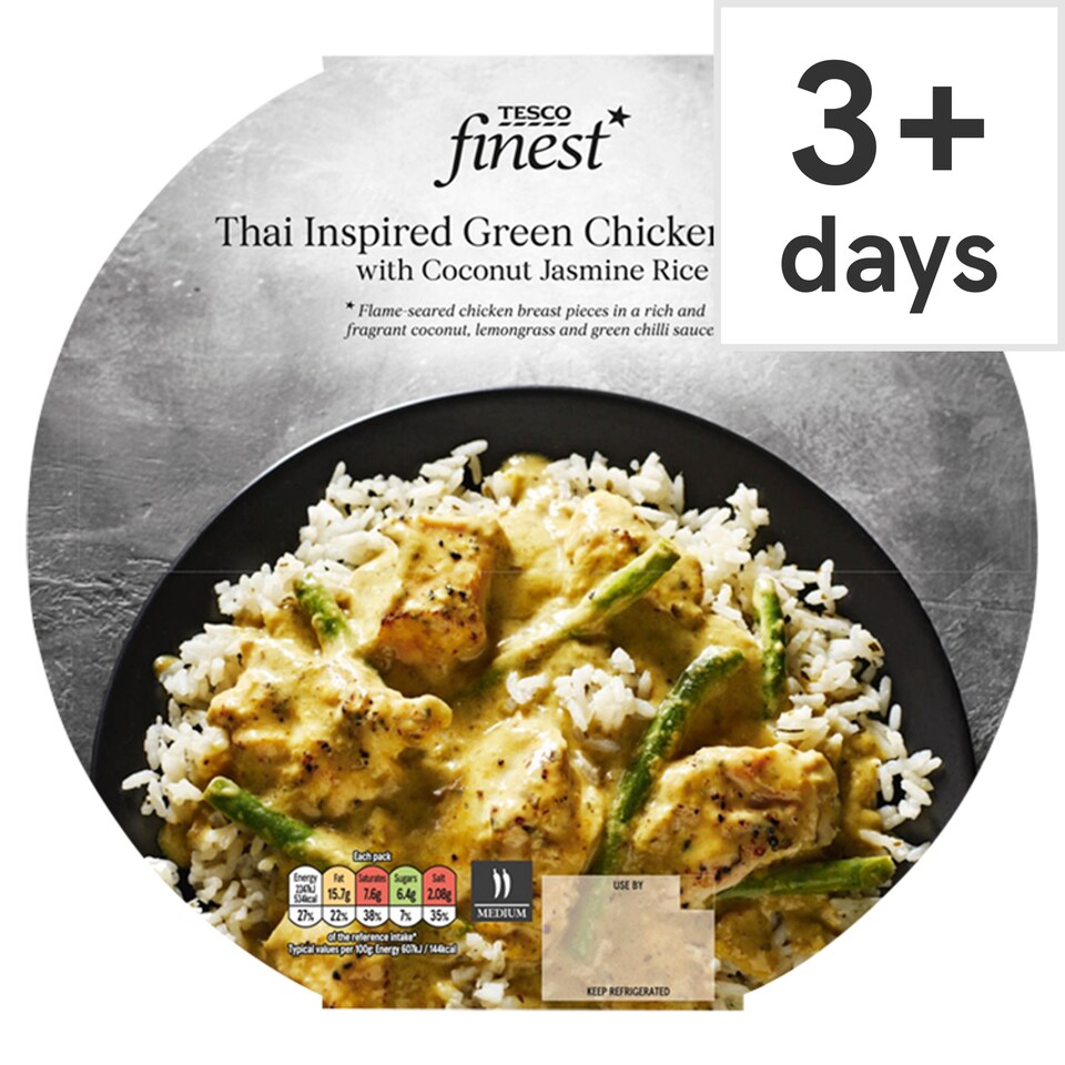 Tesco Finest Thai Inspired Green Chicken Curry 400G Tesco Groceries