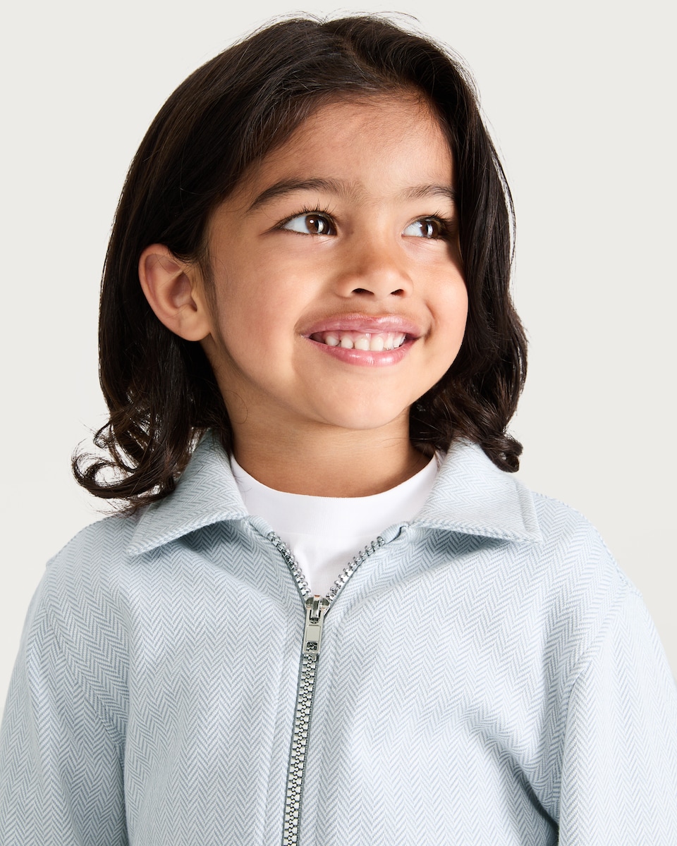 image 1 of F&F Boys 2-Piece Cotton Rich Awesome Times T-Shirt and Shacket Set in Blue