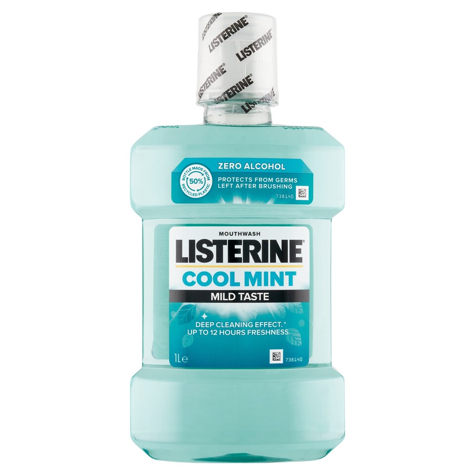 obrázok 1 z Listerine Cool Mint Mild Taste ústna voda 1 l