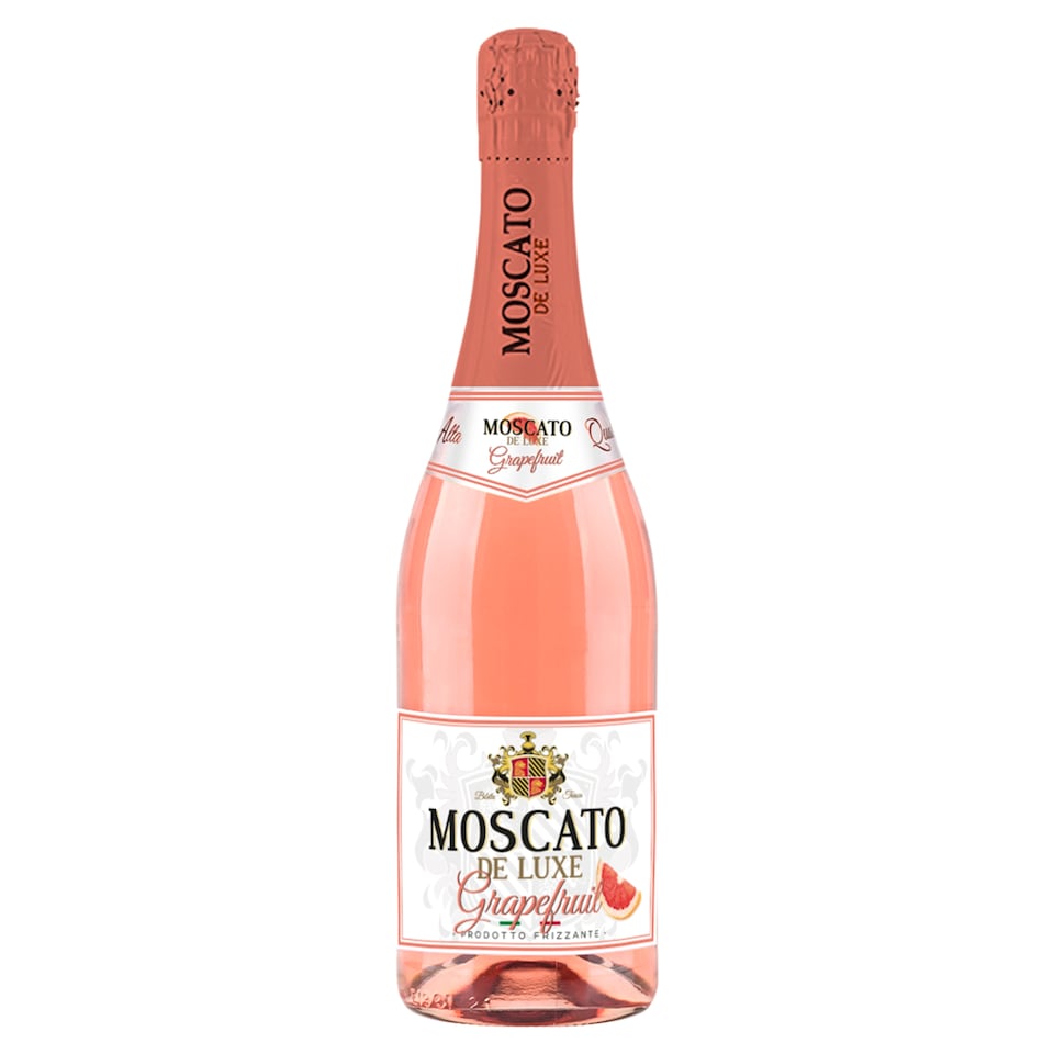 Moscato De Luxe Grapefruit miešaný alkoholický nápoj s grapefruitovou príchuťou sýtený 0,75 l