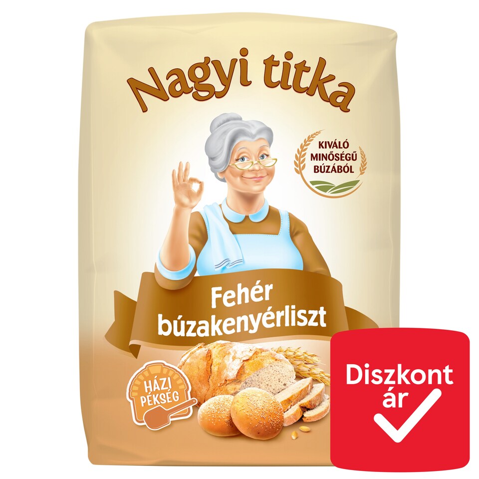 Nagyi titka fehér búzakenyérliszt BL80 1 kg