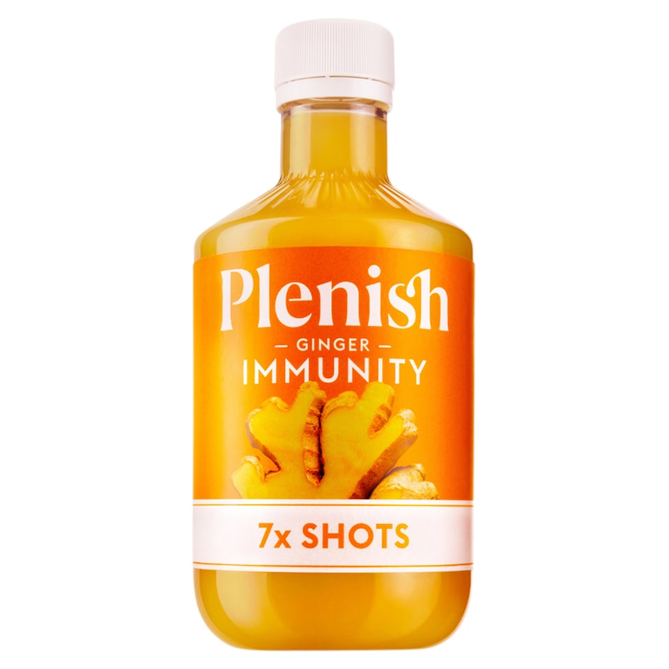 Plenish Ginger Immunity Dosing Bottle 7x Shots 420ml