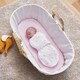 image 1 of Silent Night Swaddle Wraps 0-3M Pink 3 Pack