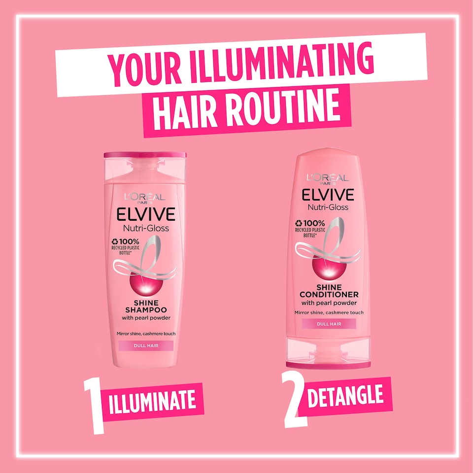 image 1 of L'Oreal Elvive Nutri-Gloss Shine Conditioner 200ml