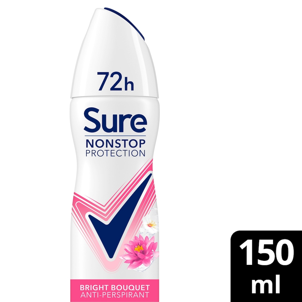 image 1 of Sure Women Bright Bouquet 72h Nonstop Protection Antiperspirant Deodorant 150ml