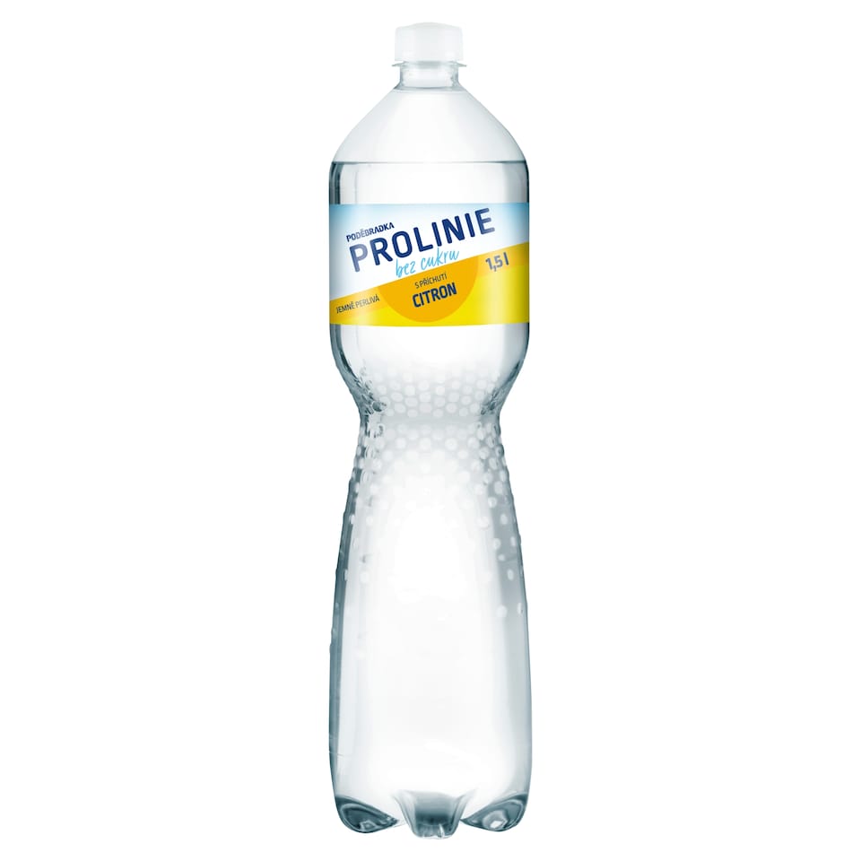 Poděbradka ProLinie Lightly Carbonated Mineral Water with Lemon Flavour 1.5L