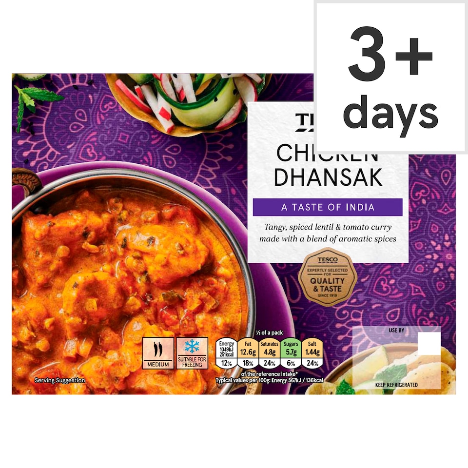 Tesco Chicken Dhansak 400g