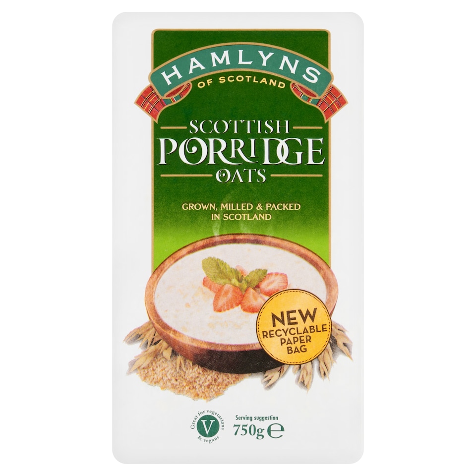 Hamlyns Scottish Porridge Oats 750G (L)