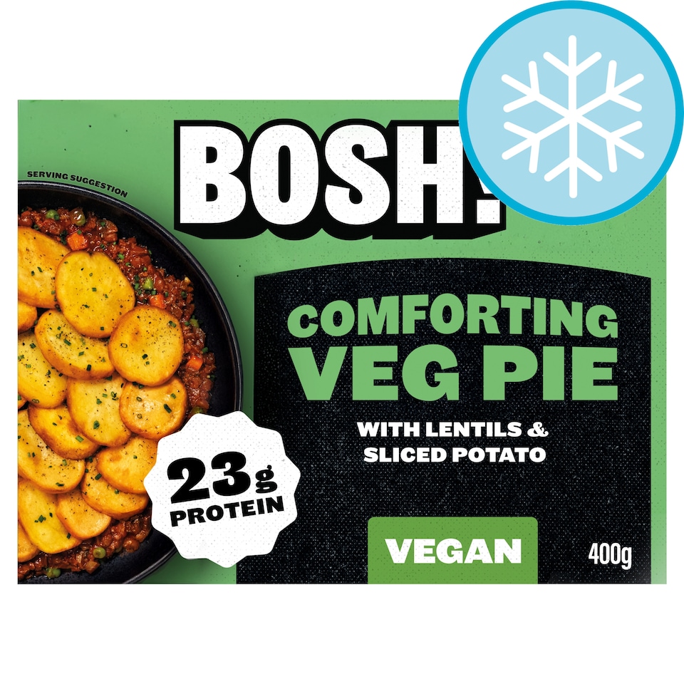  BOSH! Comforting Veg Pie with Lentils & Sliced Potato 400g