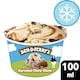 image 1 of BEN & JERRY CARAMEL CHEW CHEW ICE CREAM TUB 100ML