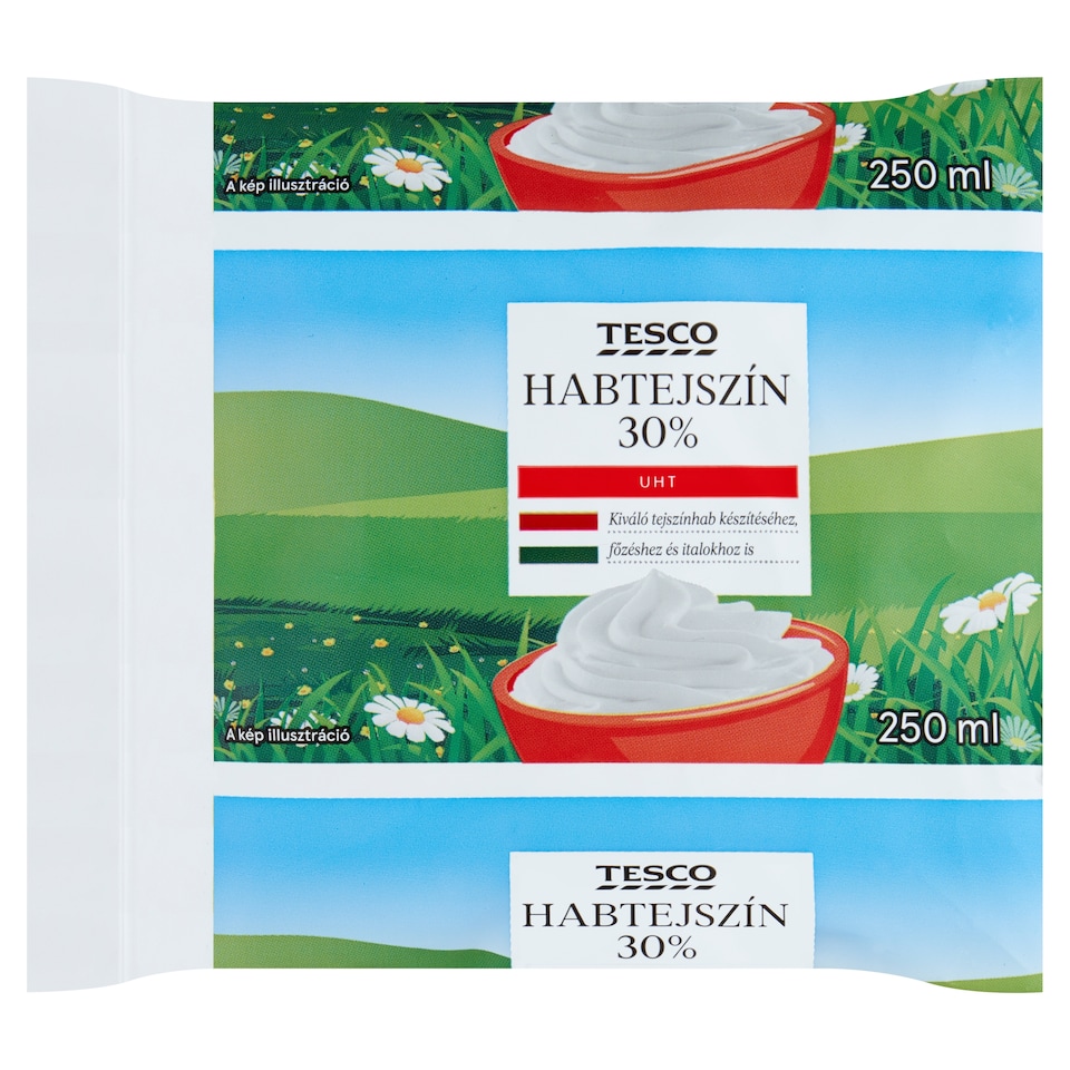 Tesco UHT Whipped Cream 30% 250 ml