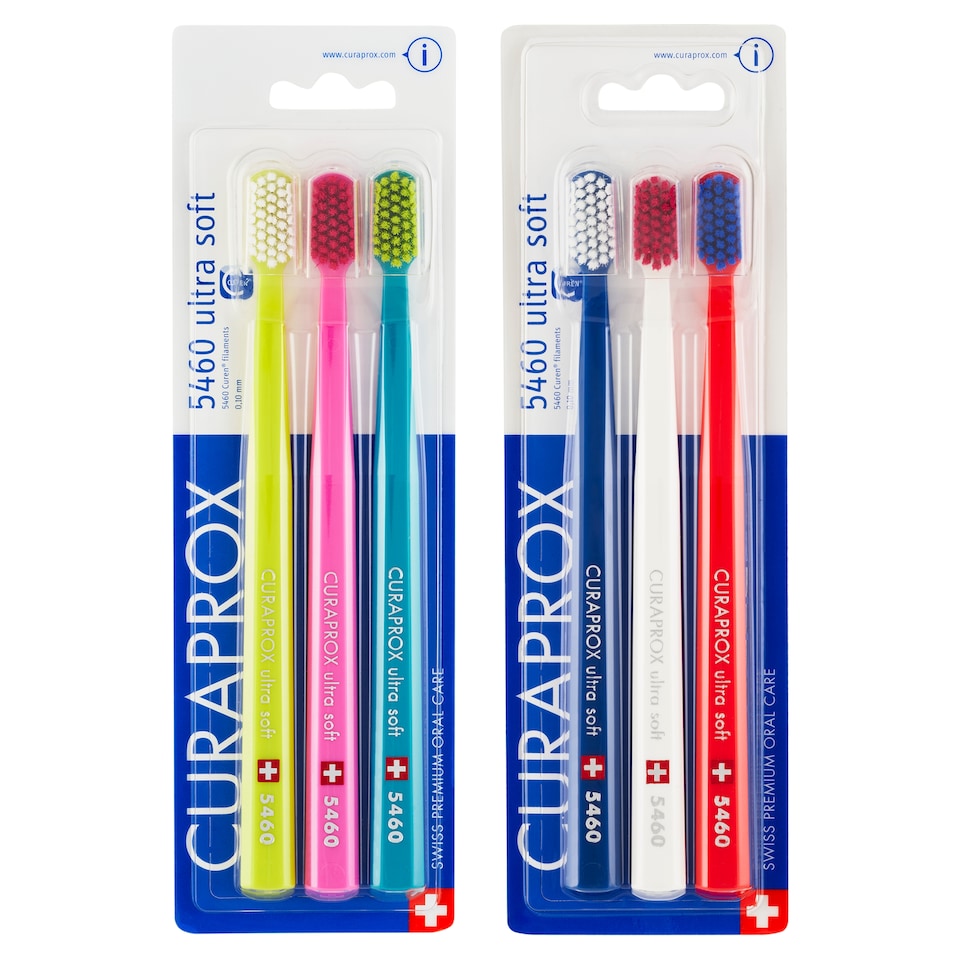 Obrázek 1 pro produkt Curaprox 5460 Ultra Soft zubní kartáček 3 ks