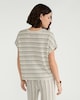 image 3 of F&F Striped Short Sleeved Co-ord Top in Multi