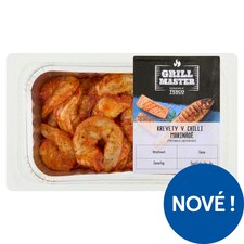 Tesco Grill Master Krevety v chilli marinádě 0,250kg