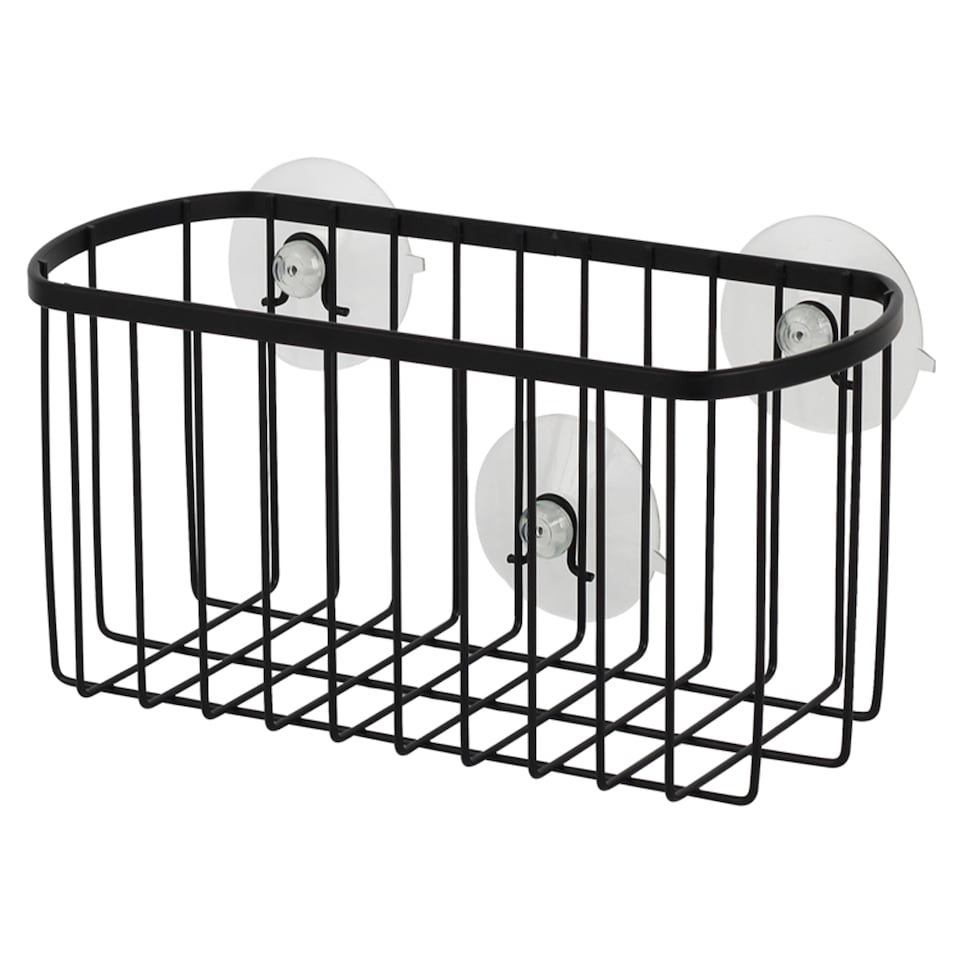 image 1 of F&F Home Black Wire Suction Caddy