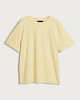 image 4 of F&F Pure Cotton Heavyweight Crew Neck T-Shirt in Yellow