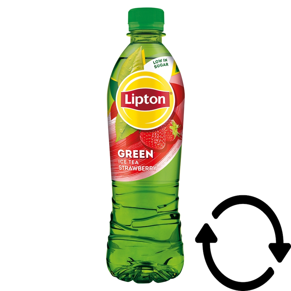 Lipton Low Sugar Strawberry Flavoured Non-Carbonated Soft Drink 500 ml