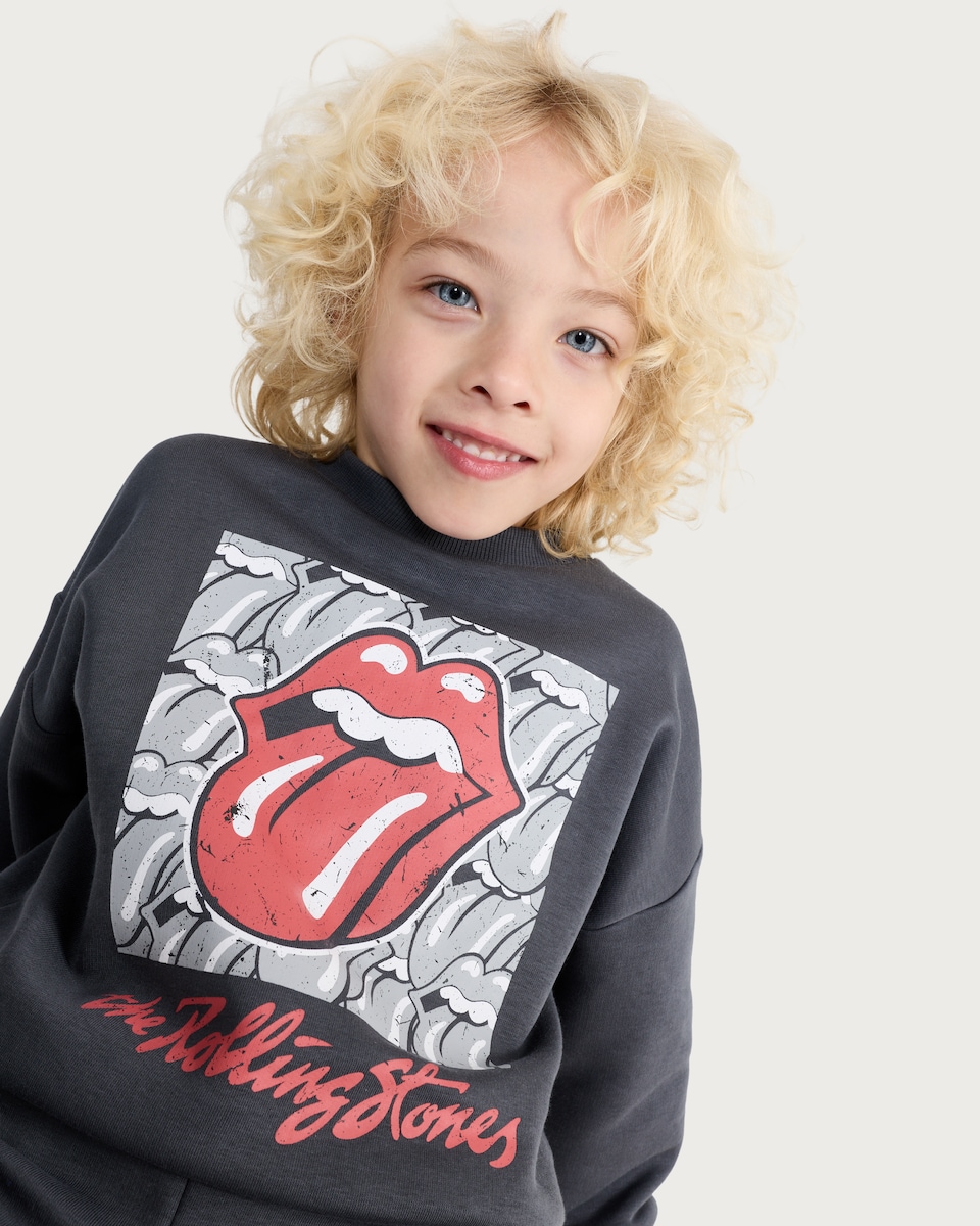 image 1 of The Rolling Stones Cotton Rich Tracksuit in Grey