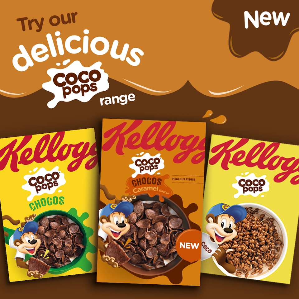 image 1 of Kellogg's Coco Pops Chocos Caramel 430g