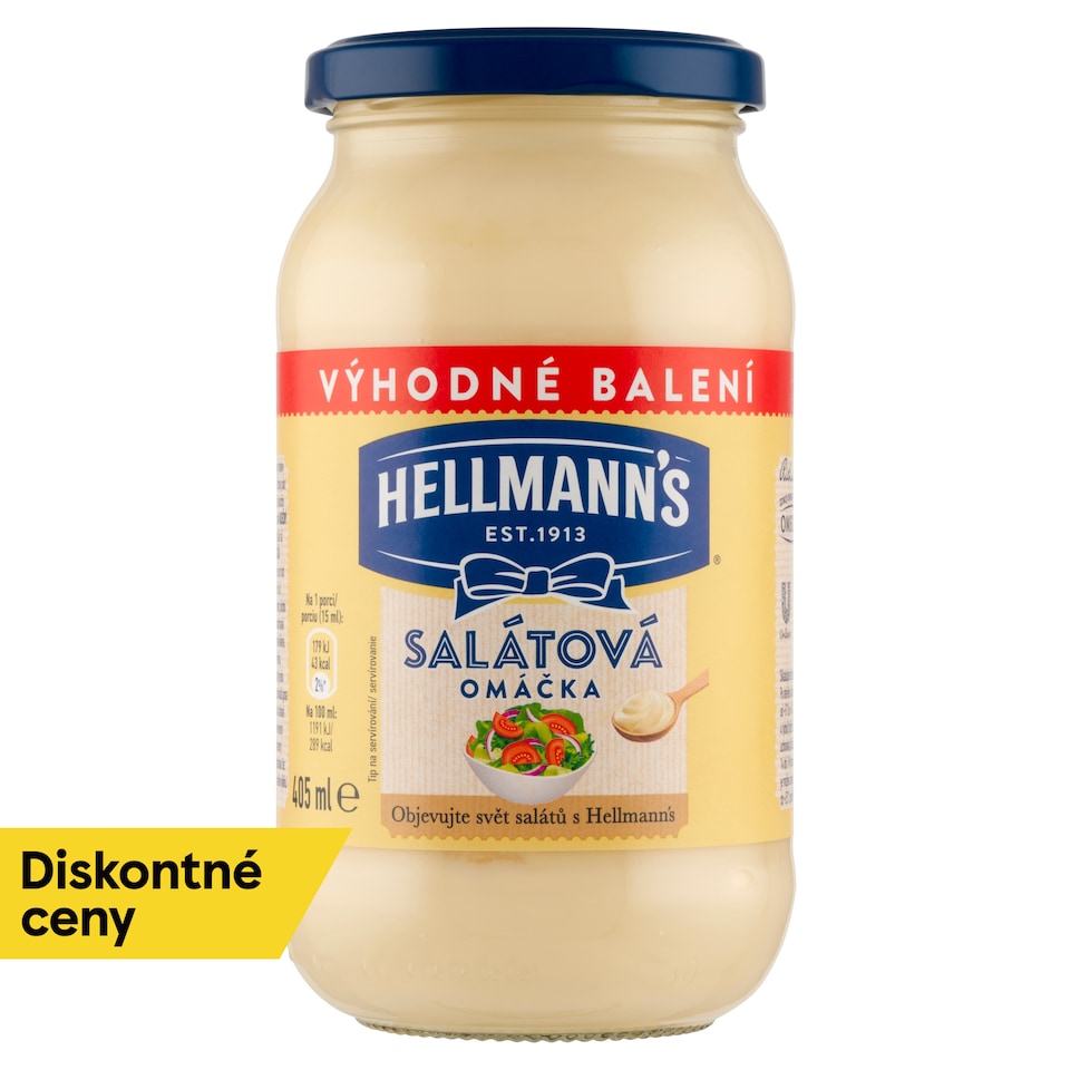 obrázok 1 z Hellmann's šalátová omáčka 405 ml