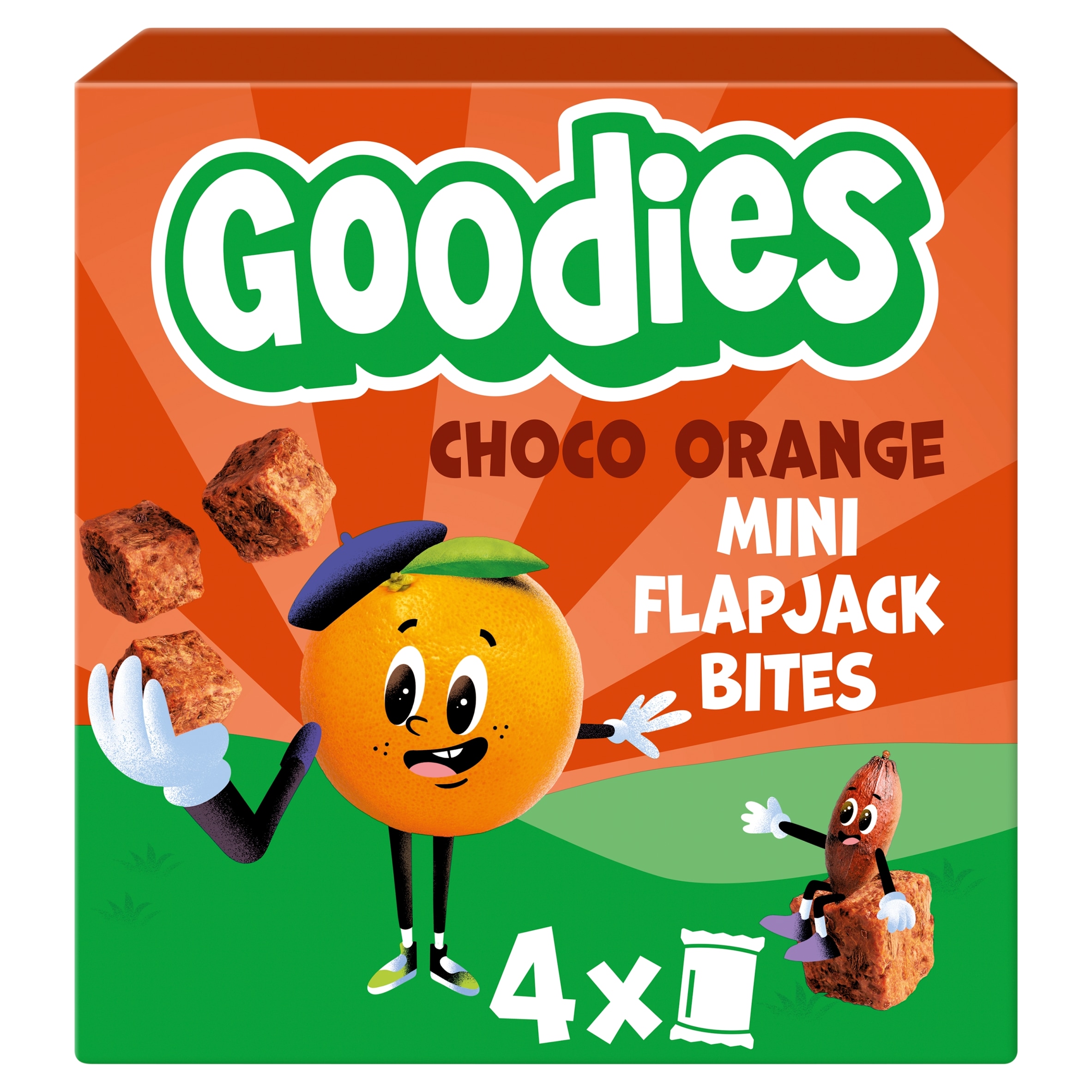 Goodies Choco Orange Mini Flapjack Bites 4x23g - Tesco Groceries