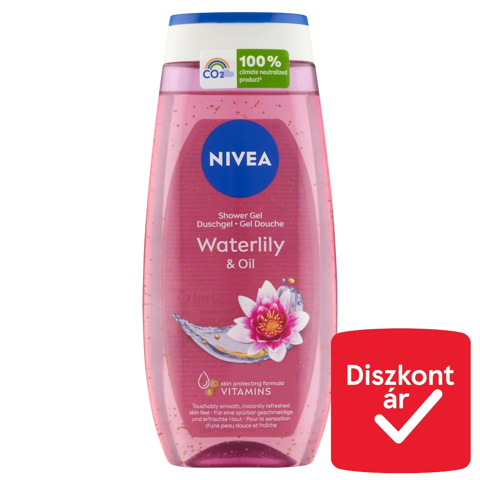 NIVEA Waterlily & Oil frissítő hatású tusfürdő 250 ml  1. kép